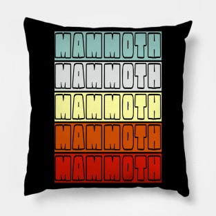 MAMMOTH Retro Vintage Design Pillow