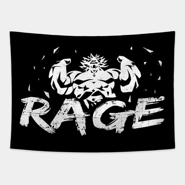 Broly - Rage Tapestry by Pegazusur