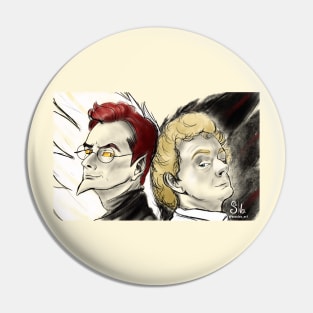 Crowley and Aziraphale Pin