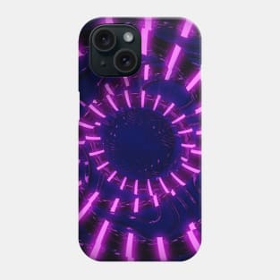 Violet Neon Portal Light Phone Case