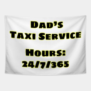 Dad's Taxi Tapestry