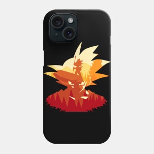 Beautiful Sunset Silhouette - The Son in the Red Forest Phone Case