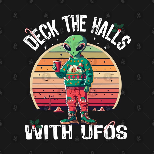 Beam Me Up Santa Claus - Alien Christmas Ufo Coffee by Outrageous Flavors