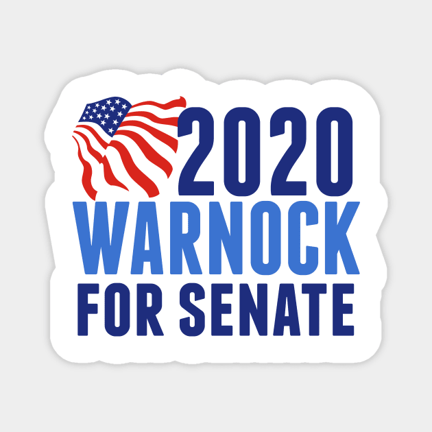 Warnock for Senate Magnet by epiclovedesigns