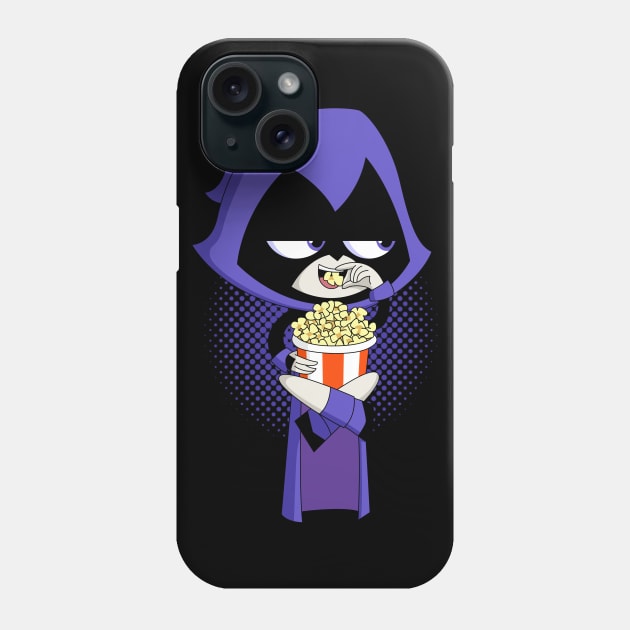 Raven Pop Corn Phone Case by Atpidarp