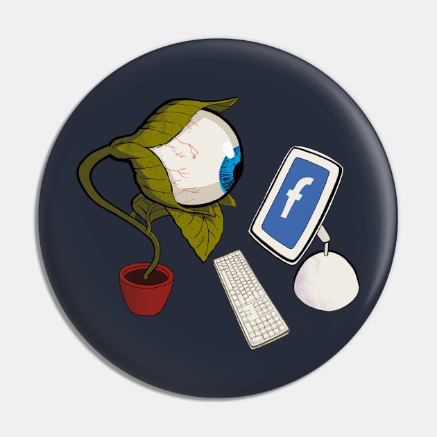 A Facebook Addict Pin by dreamland