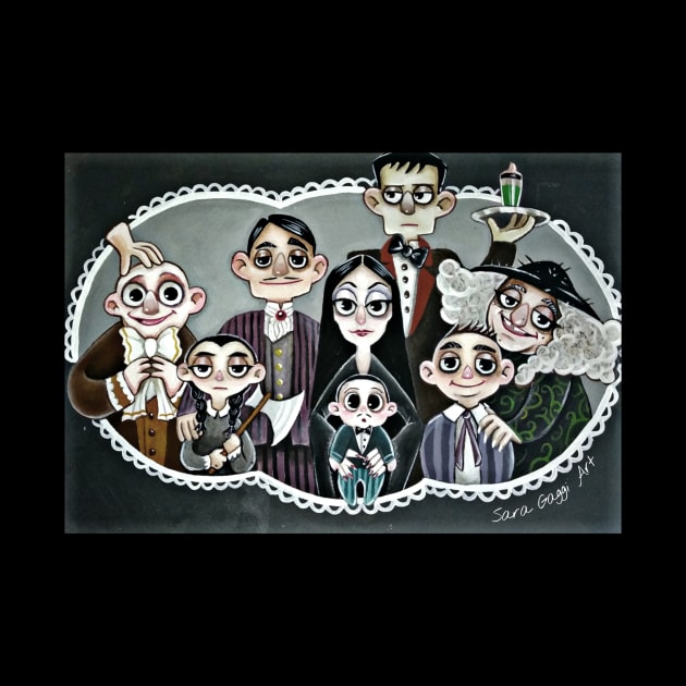 Addams family by SaraGaggiArt