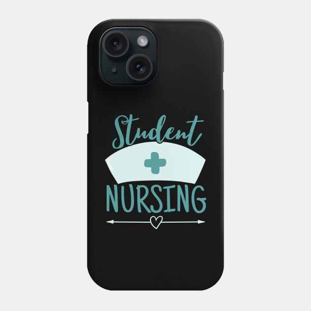 Pastel Nurse Students Nursing Green Phone Case by LenaArt