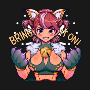 Meowsty ready to fight T-Shirt