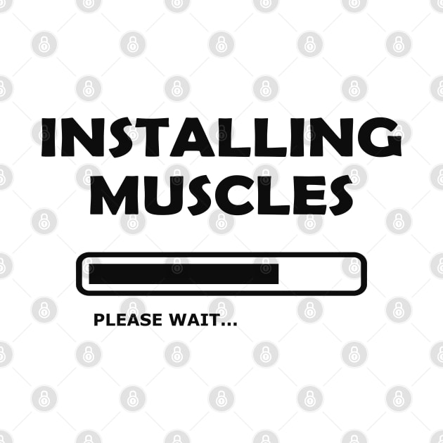 Bodybuilder - Installing Muscles please wait by KC Happy Shop