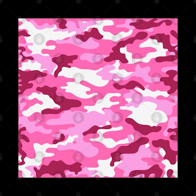 Military Camouflage / Camouflage Militaire / Camuflaje Militar / Flecktarn (Magenta) by MrFaulbaum