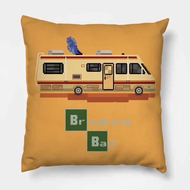 Breaking Bad 8 bits Pillow by Albaricoque