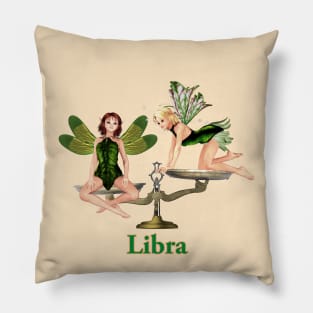 Libra woman girl fairy faerie elf scales Pillow