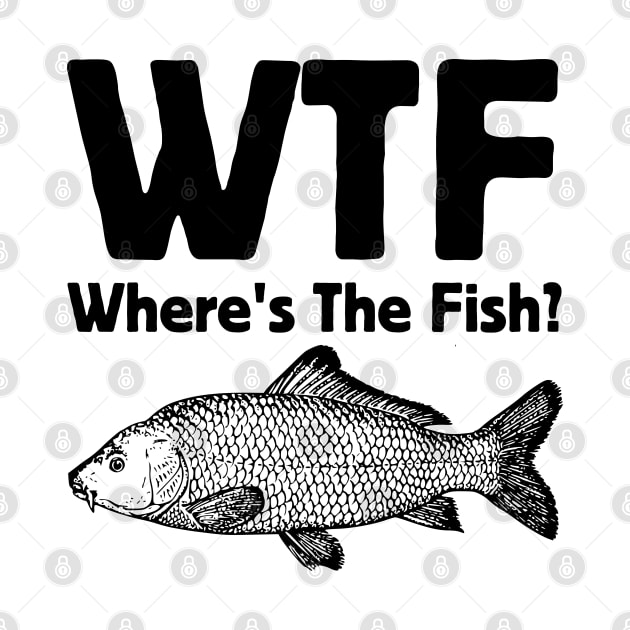 WTF Where's The Fish by HobbyAndArt