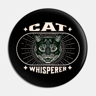 Cat Whisperer Pin