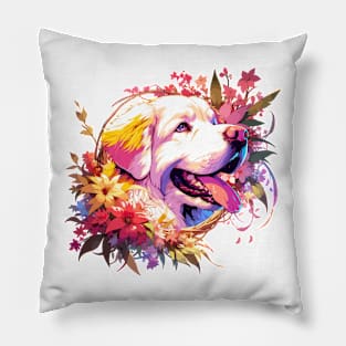 Kuvasz Mothers Day Dog Mom Special Gift Portrait Pillow