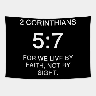 2 Corinthians 5:7 Bible Verse Text Tapestry