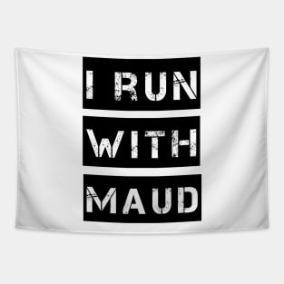 I Run With Maud Justice pour Ahmaud Arbery Tapestry
