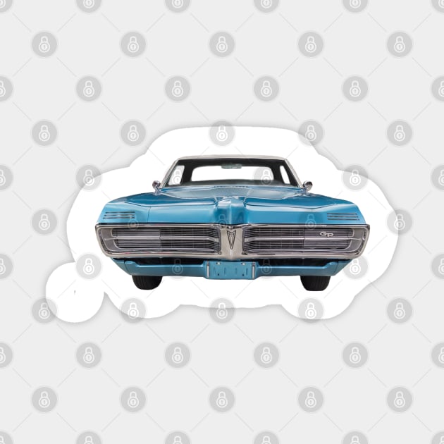 1967 Pontiac Grand Prix in our coming and going series Magnet by Permages LLC