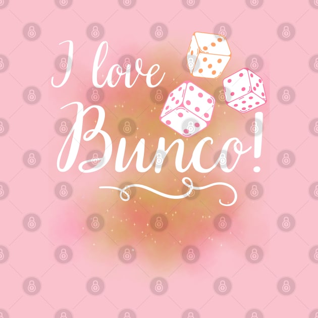 I Love Bunco Pastel Cloud by MalibuSun