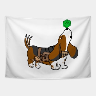 Basset Hound Bard | DND Dogs | Fantasy Art Tapestry