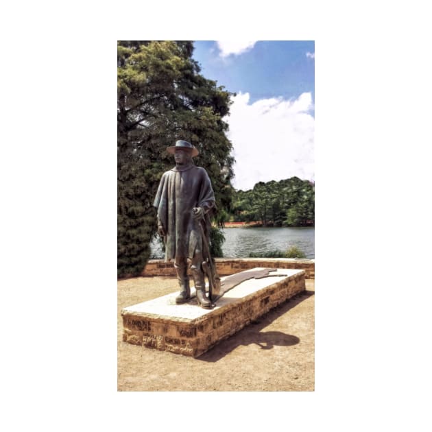 Stevie Ray Vaughan - Statue - Austin Town Lake by davidbstudios