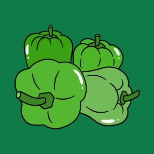 Four Green Bell Peppers T-Shirt