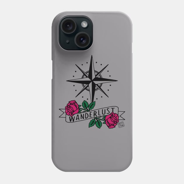 Wanderlust Compass Rose Phone Case by prettyinpunk