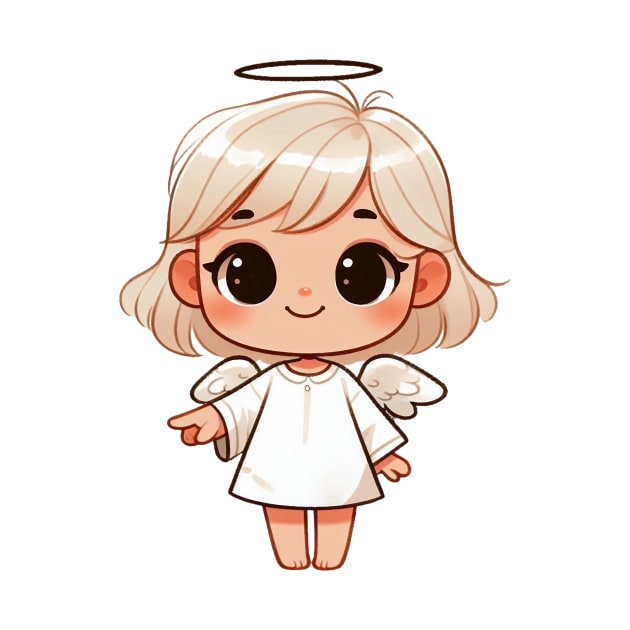 Cute Little Angel by Dmytro