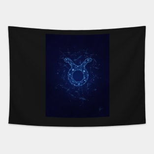 Taurus Zodiac Sign Tapestry