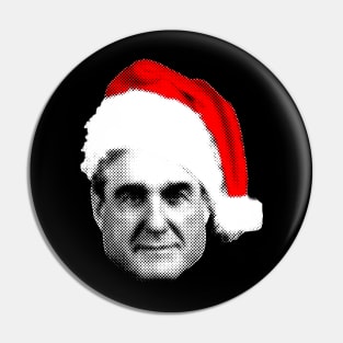 Mueller Santa Hat Happy Christmas Season FBI Retro Pin