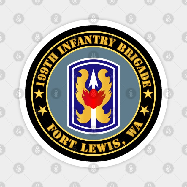 199th Infantry Brigade - Veteran - SSI Ft Lewis, WA X 300 Magnet by twix123844