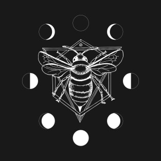 Moon Bee - White T-Shirt