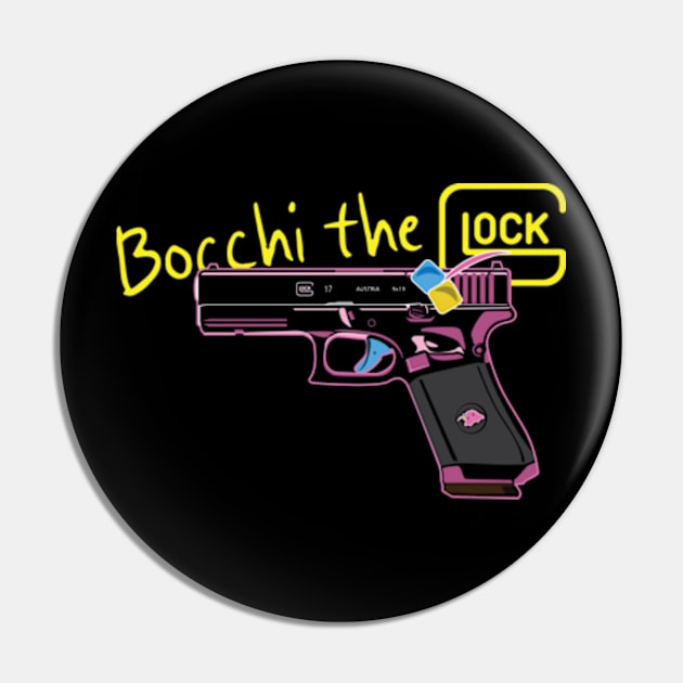 Bocchi the Glock v2 Pin by Emu Emu Ji