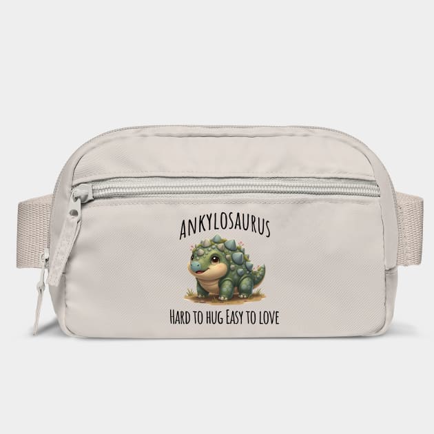 Ankylosaurus Dinosaur, Hard to hug Easy to love by Luxinda