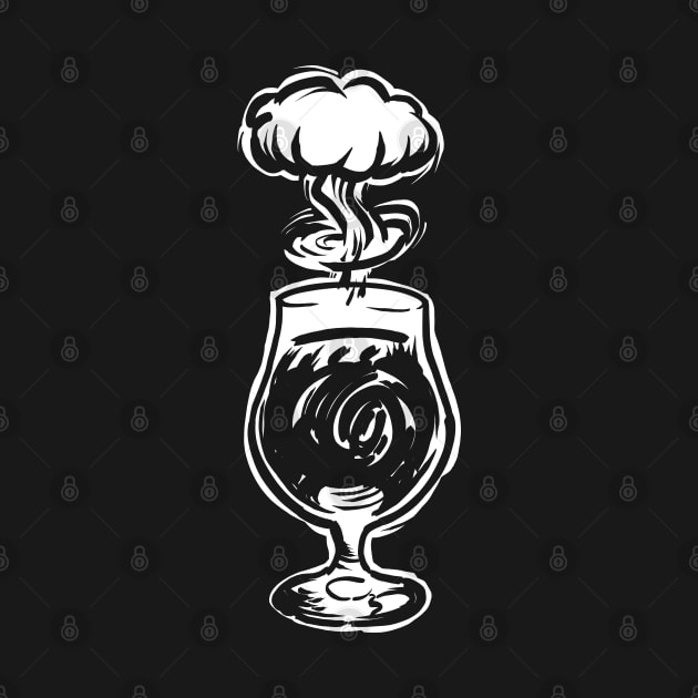 Mushroom Cloud Stout Craft Beer by Thirsty Bastards