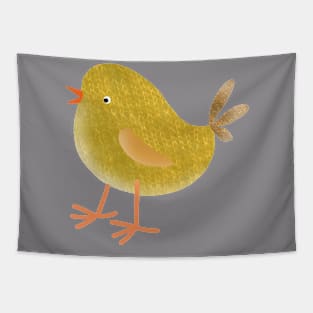 chicken, yellow, baby, Tapestry