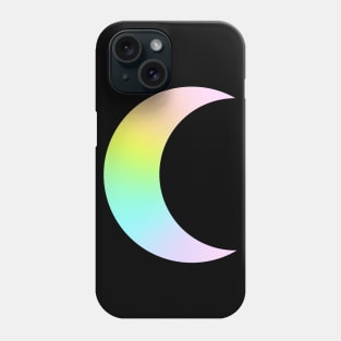 Pastel Rainbow Ombre Moon Phone Case