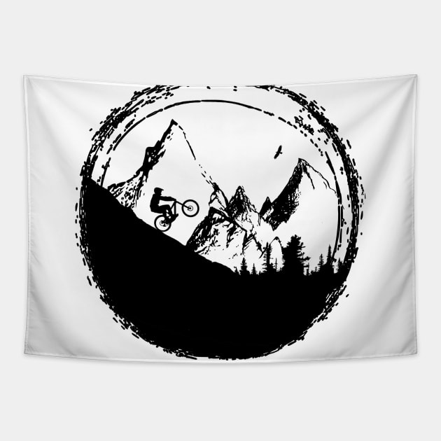 MTB Moon Tapestry by Bongonation