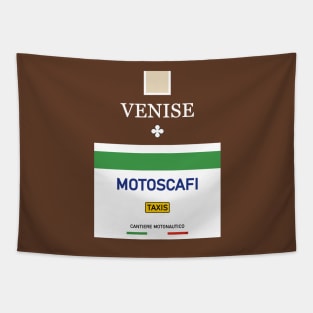 Venise Venezia Motoscafi Vaporetto Water Taxi Rialto San Marco Tapestry