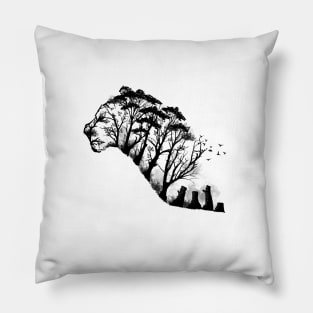 Wild Panther Pillow