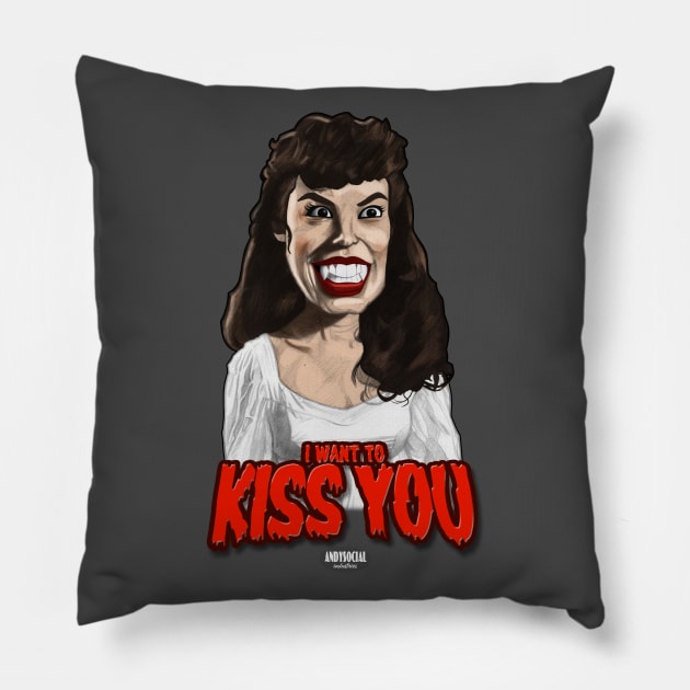 Gina Pillow by AndysocialIndustries