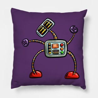 Cute Cartoon Robot Design Sci-fi Character Bendy Pillow