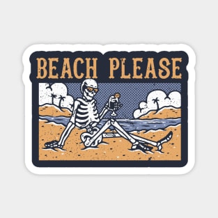 Beach Please Magnet