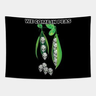 We Come In Peace Shirt | Funny Cosmic Alien Quote Gift Tapestry