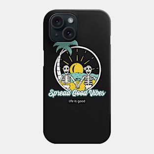 Good Vibes Tropical Beach Phone Case