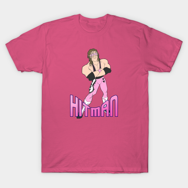 Vintage Wwf Bret Hitman Hart Wrestling Shirt - Wwe Wc