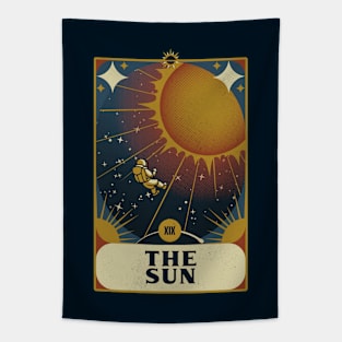 Astronaut Tarot Sun by Tobe Fonseca Tapestry