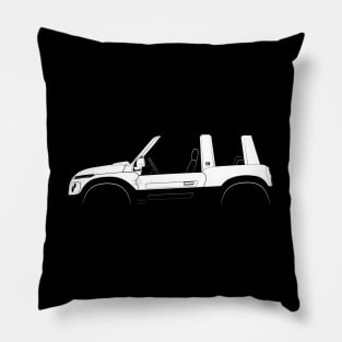 Citroen E-Mehari Silhouette Pillow