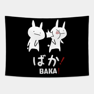 Funny Anime Baka Rabbit Slap Japanese Gift T-Shirt Tapestry